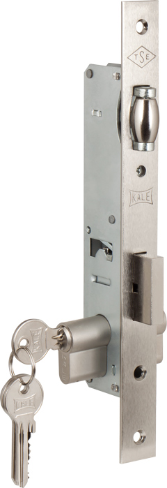 Замок врезной Kale kilit (Кале килит) цилиндровый узкопроф.155 (25 mm) (никель) 3 кл.