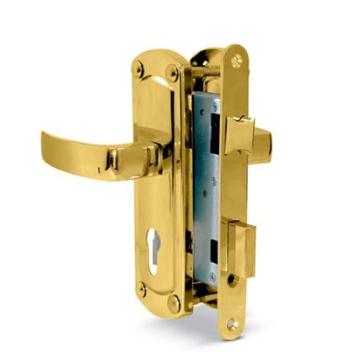 Апекс 1425 G золото без ц/м б/о м/о 58,5 Замок врезной с/руч